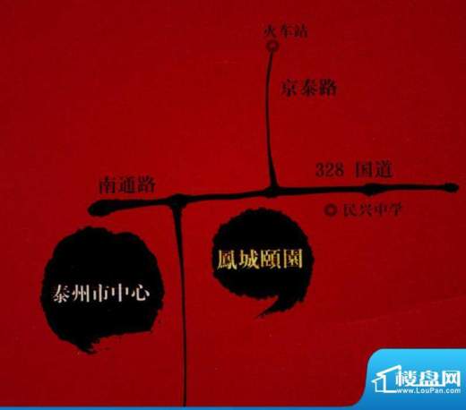凤城颐园交通图