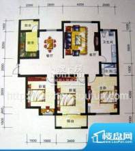 凤城国际户型图 3室面积:0.00m平米