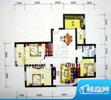 凤城国际户型图 3室面积:0.00m平米