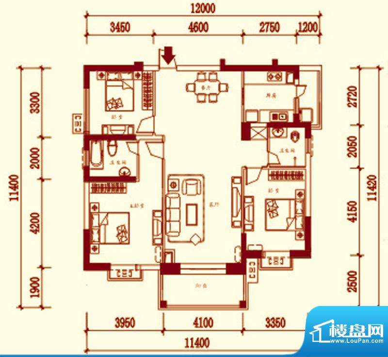 洛阳恒昌家园户型照片图片