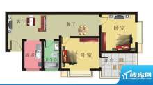 棕榈泉花园公寓1#、面积:70.44m平米