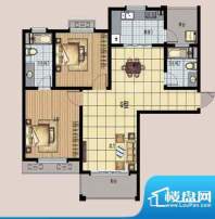 宝地名邸G户型 2室2面积:109.70m平米