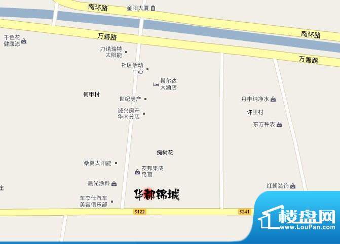 华都锦城交通图