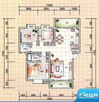 耀辉美好家园9#3—5面积:128.00m平米