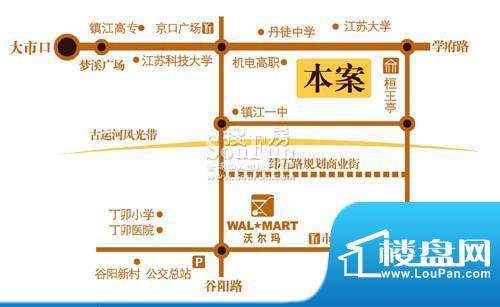 香江世纪名城交通图