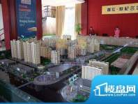 香江世纪名城售楼处整体项目沙盘实景图