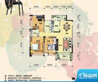 华骊茗城1-D户型 3室面积:117.76m平米