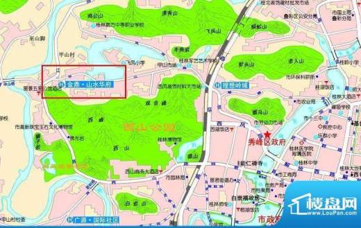 金鼎山水华府交通图