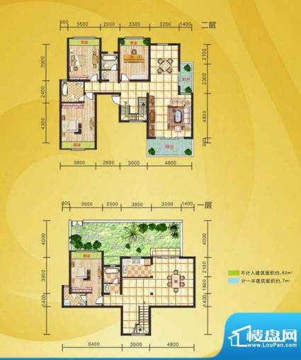 日月湖国际生态城21面积:235.00m平米