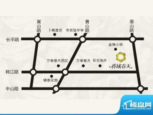 香域春天交通图