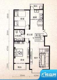 果岭湾D跃/D跃（反）面积:110.00m平米