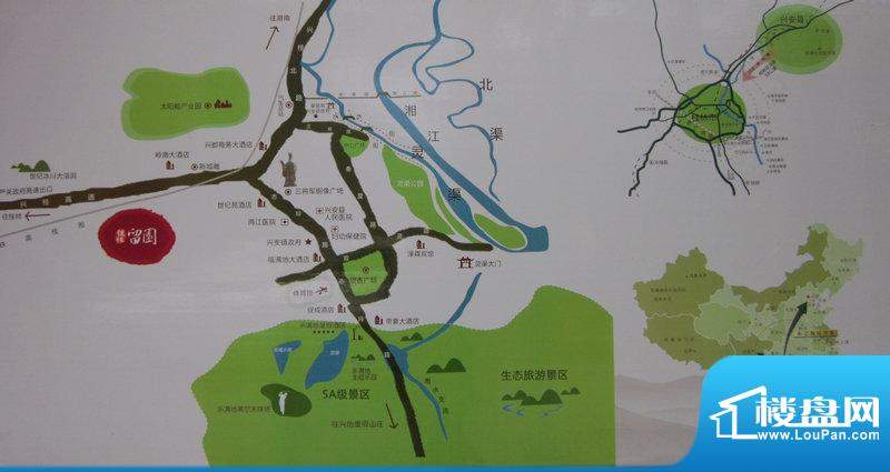 桂林留园小区交通图