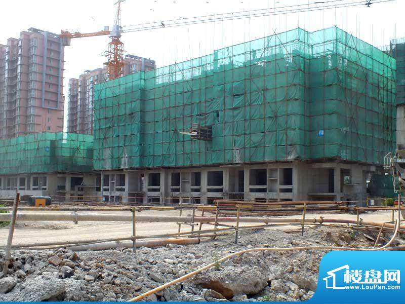 上城汤廷6号楼施工进度外景图20120703