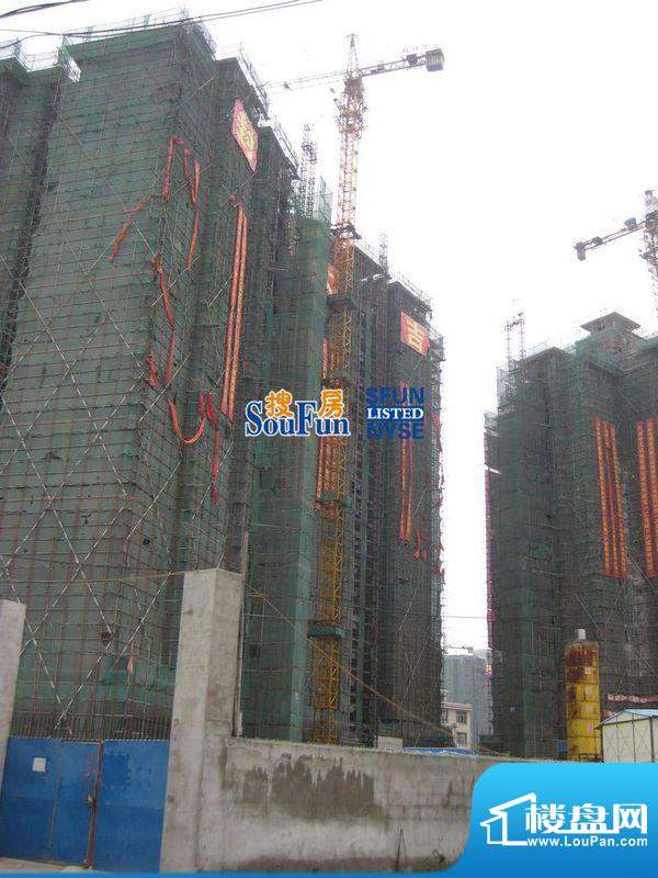 一江名城一期工程进度（2012.1拍摄）