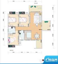 嘉华府邸2#1单元2户面积:130.90m平米