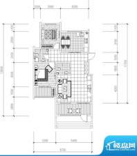 水印长城洋房D3户型面积:115.30m平米