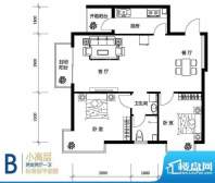 鸥洲B小高层户型2室面积:0.00m平米