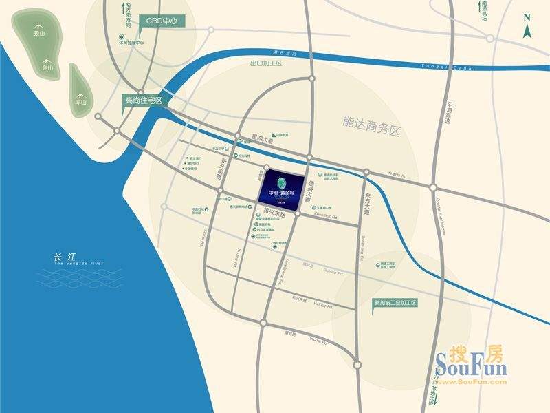 中港翡翠城交通图