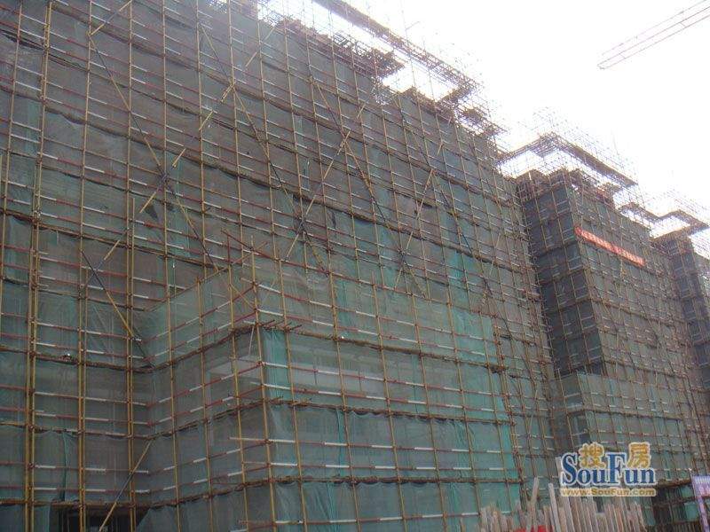 中港翡翠城9#楼施工进度实景（20120109