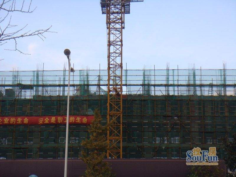 中港翡翠城3#、4#楼施工进度实景（2011