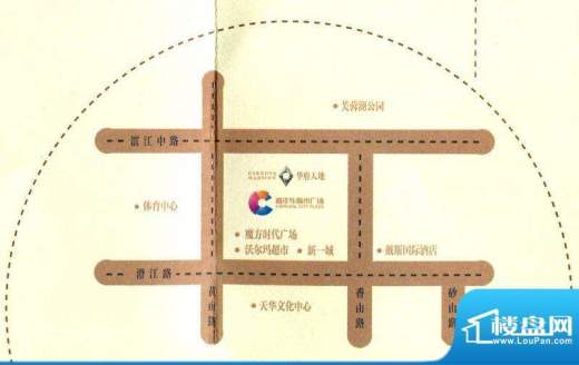 嘉年华城市广场交通图