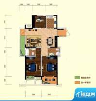 青年公社A1户型 3室面积:122.00平米