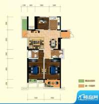 青年公社A2户型 3室面积:122.00平米