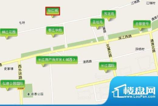 怡江城交通图