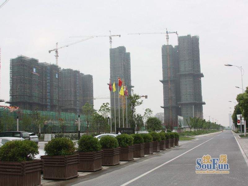 海门东恒盛国际公馆最新施工进展（2012