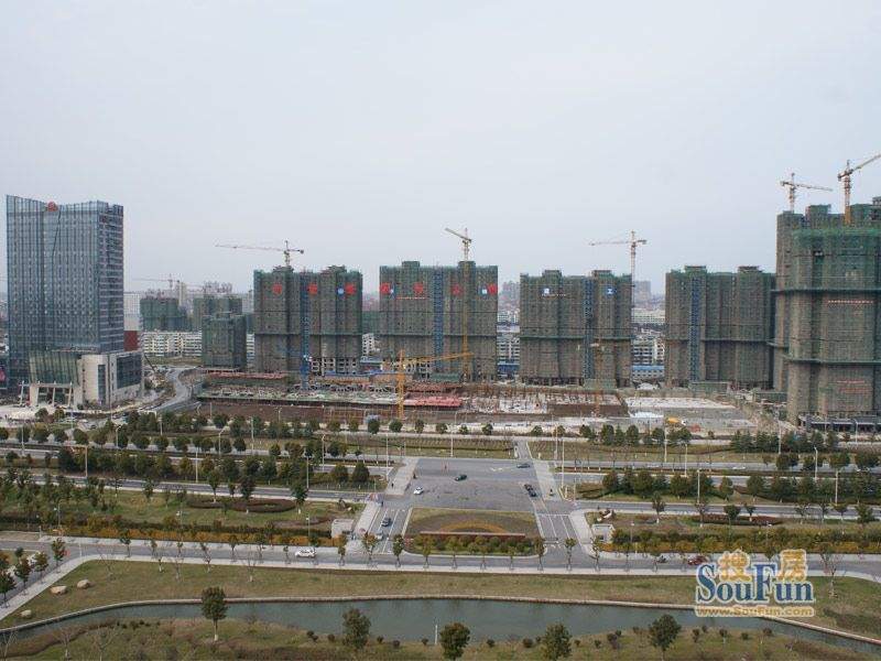 海门东恒盛国际公馆最新施工进展（2012