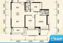 富力现代广场E2栋01面积:133.00平米