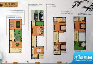 水墨江南联排别墅C户面积:218.00平米