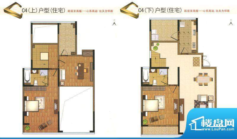 泰和江南C4户型 3室面积:202.92平米
