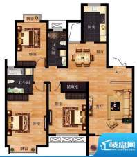 长江国际K户型 3室2面积:139.00平米