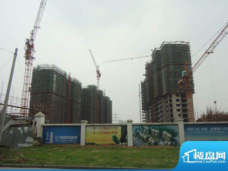逸景湾1-6#楼工程进度实景（2012.07）