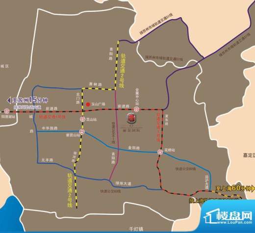 隆祺丽景国际交通图
