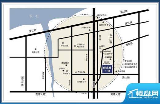 江阴佳兆业广场交通图