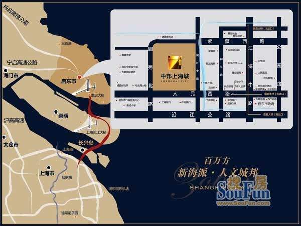 中邦上海城地图