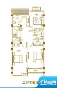 汉堂A户型二层4室面积:234.03平米