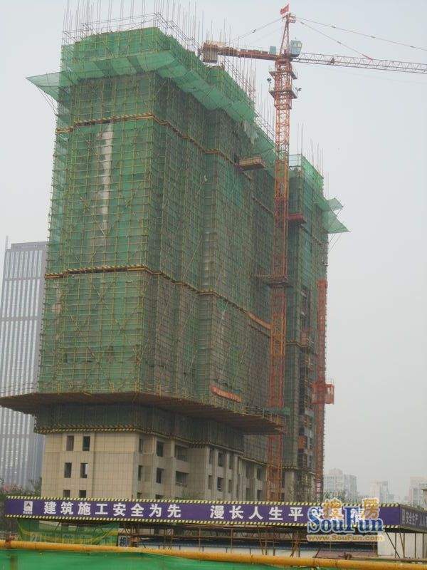 南通星光耀广场6#楼施工进度实景（2012