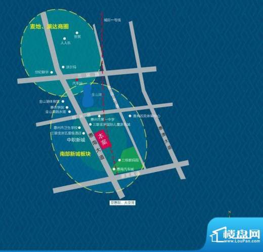 金海华府交通图