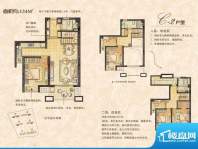 意邦绿墅湾C2户型 4面积:134.00平米