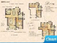 意邦绿墅湾B1户型 4面积:140.00平米