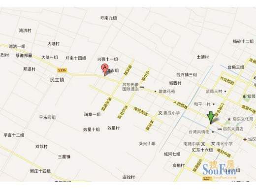 上海庄园交通图