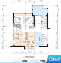 DADA的草地01-06户型面积:83.22平米