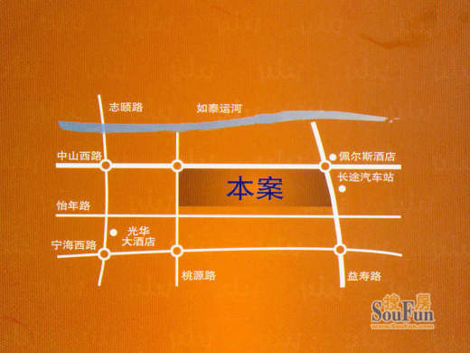 金茂国际交通图