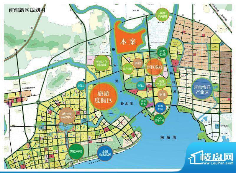 海新区新地图交通图