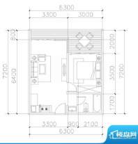 中量罗浮山居单体公面积:41.12平米