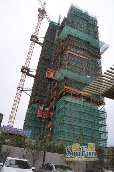 圆融广场4#楼工程进度（20120908）