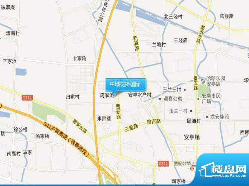 中城花桥国际别墅交通图
